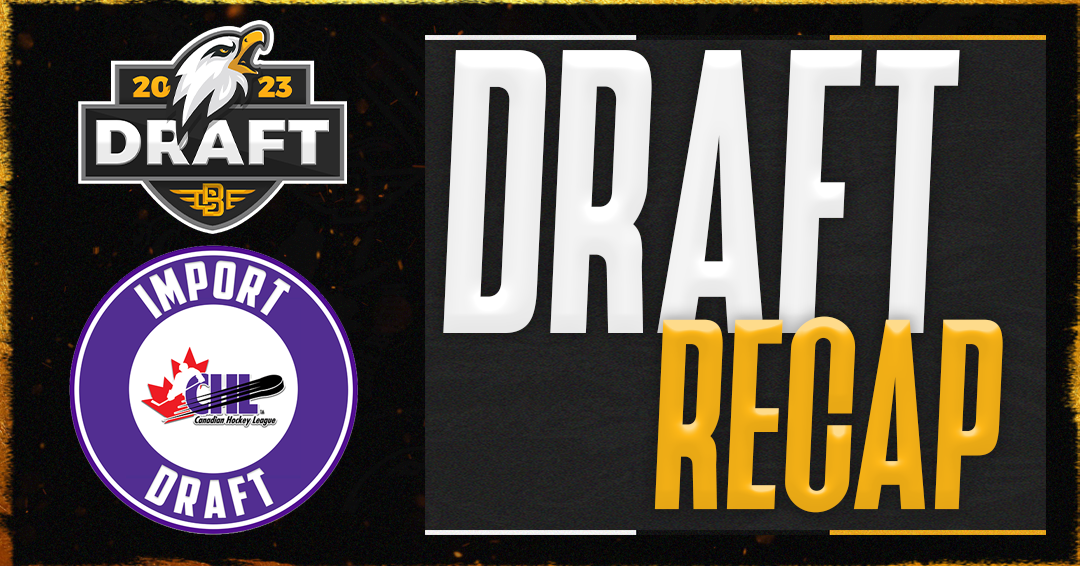 Eagles Choose Two in the 2023 CHL Import Draft Cape Breton Eagles